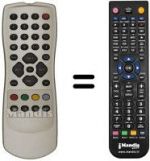 Télécommande équivalente RC2000LE
