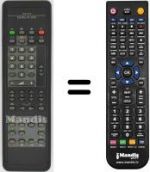 Télécommande équivalente Philips RC5903