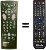 Télécommande équivalente Thomson 10614460