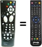 Télécommande équivalente Philips RCT4130