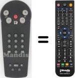 Télécommande équivalente REMCON1407