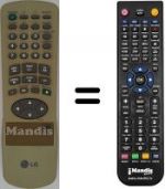 Télécommande équivalente REMCON342