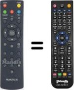 Télécommande équivalente Imperial IM2251
