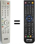 Télécommande équivalente Metz SPECTRAL 55TG68