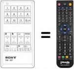 Télécommande équivalente Panasonic RM607