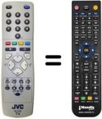 Télécommande équivalente JVC RM-C1502
