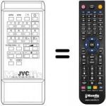 Télécommande équivalente JVC RM-C408F
