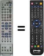 Télécommande équivalente JVC DM-MH30SE