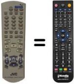 Télécommande équivalente JVC XV-FA92