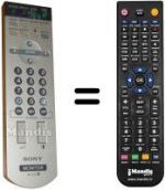Télécommande équivalente Sony FWD42