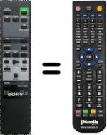 Télécommande équivalente Sony EV-C500E