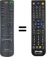 Télécommande équivalente RMT-V166B