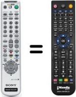 Télécommande équivalente Sony SLV-SE830B