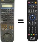 Télécommande équivalente Samsung RMT-V104A