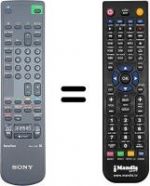 Télécommande équivalente Sony KV-14V4U