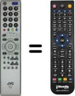 Télécommande équivalente JVC LT32DP8BG