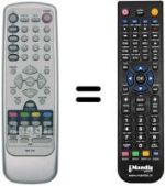 Télécommande équivalente EASY LIVING P42B SAT