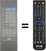 Télécommande équivalente JVC C210EK