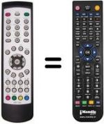 Télécommande équivalente Nec PX-TUAN01