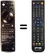 Télécommande équivalente Sharp RRMCG0032AJSA