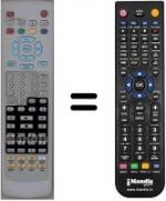 Télécommande équivalente Palladium TM64