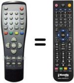 Télécommande équivalente REMCON374