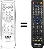 Télécommande équivalente REMCON1388