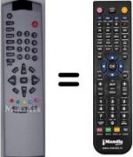 Télécommande équivalente Funai 20AB528L