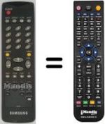 Télécommande équivalente AA59-00006C