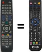 Télécommande équivalente Samsung RMT-V5D