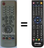 Télécommande équivalente Samsung CZ21M163N