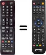 Télécommande équivalente Samsung UE32D4000NW