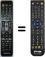 Télécommande équivalente Samsung LE27T51BXXEU