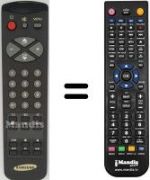 Télécommande équivalente Samsung CF5935Z