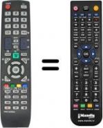 Télécommande équivalente Samsung LE46B530P7WXUA