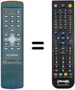 Télécommande équivalente REMCON1276