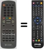 Télécommande équivalente RRMCG1065SA