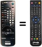 Télécommande équivalente REMCON165