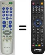 Télécommande équivalente Samsung RM-V202T