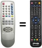 Télécommande équivalente United UTV21X80