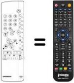 Télécommande équivalente REMCON175