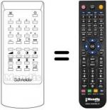Télécommande équivalente SCHNEIDER STV702VT