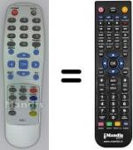 Télécommande équivalente Beko 4401