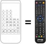 Télécommande équivalente REMCON618