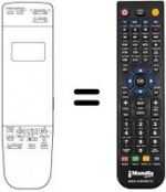 Télécommande équivalente REMCON402