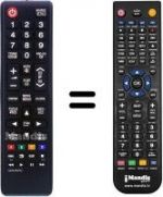 Télécommande équivalente Samsung PS51E490B1W/XZG