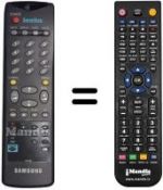 Télécommande équivalente Samsung AA59-00007K