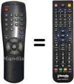 Télécommande équivalente Samsung AA59-00104D