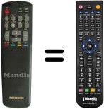 Télécommande équivalente Samsung AA59-10020N