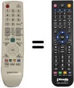 Télécommande équivalente Samsung BN59-00886A